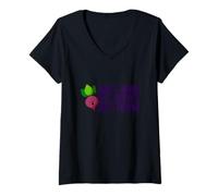 Mujer ¡No me Hagas Tirar una Remolacha! Vegano, Animales, Vegetariano Camiseta Cuello V
