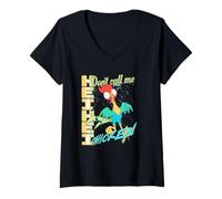 Mujer No me llames Pollo Heihei Camiseta Cuello V