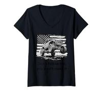 Mujer No me sigas, no lo harás 4 x 4 Off-Roading 4x4 Camiseta Cuello V