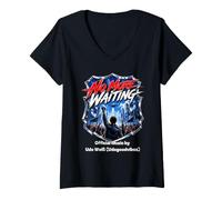 Mujer No More Waiting Música Oficial Merch UDO W. Camiseta Cuello V