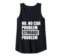 Mujer No. No Hay Problema de Coche Amante del Coche Mecánico Garaje Coche Guy Camiseta sin Mangas