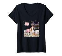 Mujer No pongas Tus Bloomers en un Giro Camiseta Cuello V