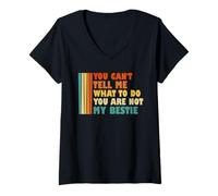 Mujer No Puedes decirme lo Que Tengo Que Hacer No Eres mi Mejor Amiga Camiseta Cuello V