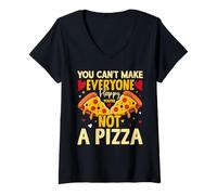 Mujer No puedes hacer felices a todos No eres una pizza Camiseta Cuello V