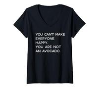 Mujer NO Puedes Hacer Feliz A Todos No Eres un Meme de Aguacate Camiseta Cuello V