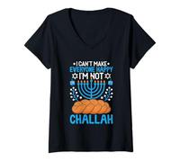 Mujer No Puedo Hacer Felices a Todos No Soy Challah Camiseta Cuello V