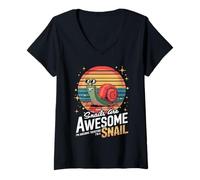 Mujer No Puedo Im Impresionante por lo Tanto Soy Un Caracoles Camiseta Cuello V