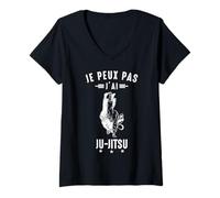 Mujer No Puedo Tengo Ju-Jitsu Jujitsu BJJ Jiu Jitsu Humor Divertido Camiseta Cuello V