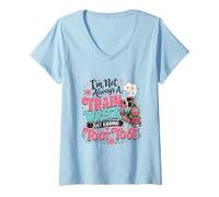 Mujer No Siempre Soy Un Desastre, Solo Bromeo Toot Toot Camiseta Cuello V