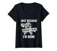 Mujer No Significa Que Haya Terminado: Trastorno De La Camiseta Cuello V