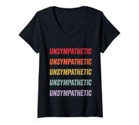 Mujer No simpático Camiseta Cuello V