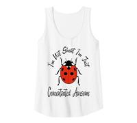 Mujer No Soy bajita, Solo Estoy concentrada Impresionante Chica bajita Divertida Camiseta sin Mangas