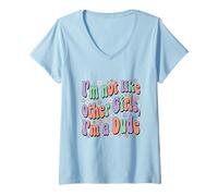 Mujer No Soy como Otras Chicas Soy un Tipo Femboy LGBTQ Trans Camiseta Cuello V