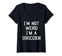 Mujer No Soy Raro, Soy un Unicornio Camiseta Cuello V
