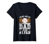 Mujer No Soy Solo su papá, Soy su Fan #1 Camiseta Cuello V