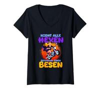 Mujer No Todas Las Brujas Necesitan una Escoba Camiseta Cuello V
