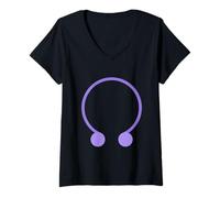 Mujer Nodos Lunares Rahu Ketu - Planeta Astrología Védica Zodíaco Camiseta Cuello V