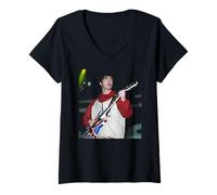 Mujer Noel Gallagher Oasis Live Britpop Manchester 1996 Camiseta Cuello V