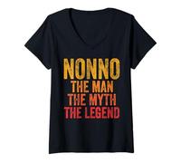 Mujer Nonno The Man The Myth The Legend Camiseta para el Día del Padre Camiseta Cuello V