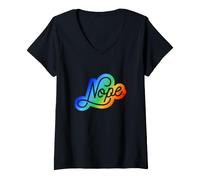 Mujer Nope: No se un oportunista - Solo Tienes Que Decir Que no! Camiseta Cuello V