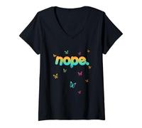Mujer Nope: No se un oportunista - Solo Tienes Que Decir Que no! Camiseta Cuello V