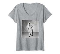 Mujer Norman Wisdom In The Spring Show Comediante Cantante Actor Camiseta Cuello V