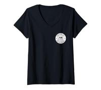 Mujer Northern Soul Wigan Despierto Toda la Noche Keep The Faith Camiseta Cuello V