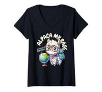 Mujer ¡Nos Vamos a Portugal! Grupo Portugués Camiseta Cuello V