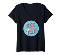 Mujer Nos vemos en el mejor disfraz para el éxito definitivo Camiseta Cuello V