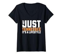 Mujer Not Just Tennessee, It's a Lifestyle. Loyal Tennessee Fan Camiseta Cuello V