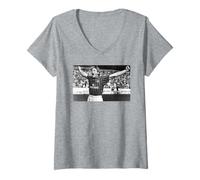 Mujer Nottingham Forest Stuart Pearce Copa Mundial de Fútbol 1994 Camiseta Cuello V