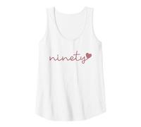 Mujer Noventa 90 años Lindo para Mujeres para su 90 cumpleaños Camiseta sin Mangas