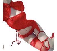 Mujer nueva ropa interior sexy, medias correa colgante, juego de rol estilo chino (negro)