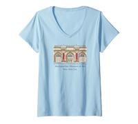 Mujer Nueva York, Museo Metropolitano de Arte de EE. UU Camiseta Cuello V