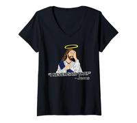 Mujer Nunca dije que Jesús Camiseta Cuello V