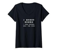 Mujer Nunca discuto Solo explico por qué Tengo razón Camiseta Cuello V