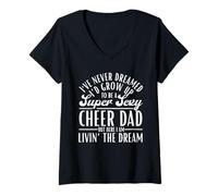Mujer Nunca he soñado Que crecería para ser un papá animador súper Sexy Camiseta Cuello V