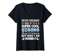 Mujer Nunca Imaginé Ser Practicante De Qigong Camiseta Cuello V