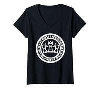 Mujer Nunca Subestimes a un Anciano Que Juega ajedrez Divertido Camiseta Cuello V