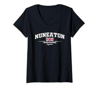 Mujer Nuneaton England Camiseta Cuello V