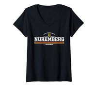 Mujer Nuremberg Germany/Deutschland Camiseta Cuello V