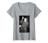 Mujer Oasis Liam Gallagher Definitivamente Tal Vez Era por Andy Willsher Camiseta Cuello V