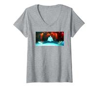 Mujer Oasis Liam Gallagher no mira hacia atrás con ira 1996 Camiseta Cuello V