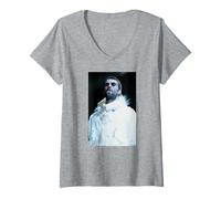 Mujer Oasis Liam Gallagher Química pagana en Vivo por Andy Willsher Camiseta Cuello V