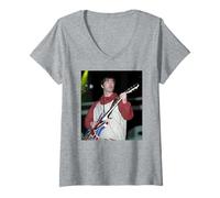 Mujer Oasis Live Noel Gallagher Britpop Manchester 1996 Camiseta Cuello V