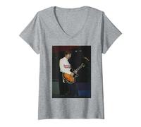 Mujer Oasis Noel Gallagher en el Concierto de Knebworth 1996 Camiseta Cuello V