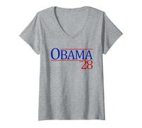 Mujer Obama '28 Obama 2028 Presidente Barack Obama 2028 Camiseta Cuello V