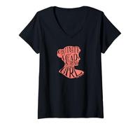 Mujer Obstinada testaruda Jane Austen Orgullo y prejuicio Camiseta Cuello V