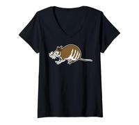 Mujer Oceanía - Australia - Nueva Zelanda - Animal Camiseta Cuello V