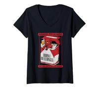 Mujer Ocultismo Demonología Tarot Brujería We All Return To Dust Camiseta Cuello V